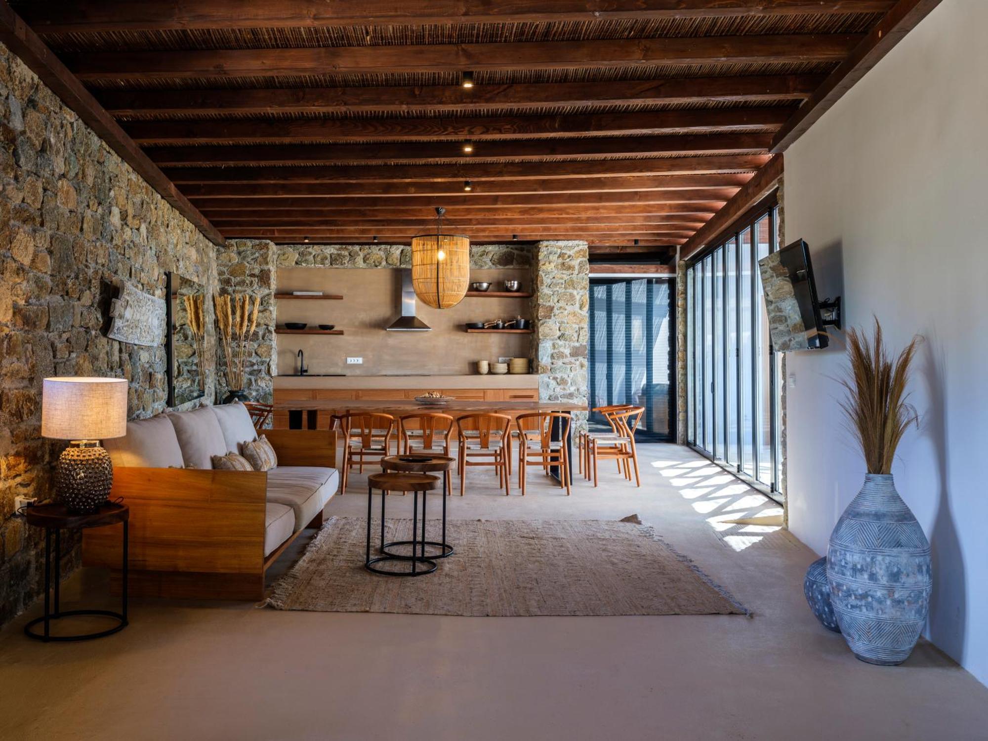 Trinity Mykonos - Beachfront Villa Platys Gialos  Exteriér fotografie